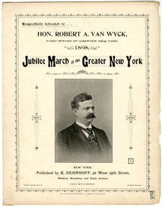 Jubilee March of Greater New York [sheet music cover], 1898